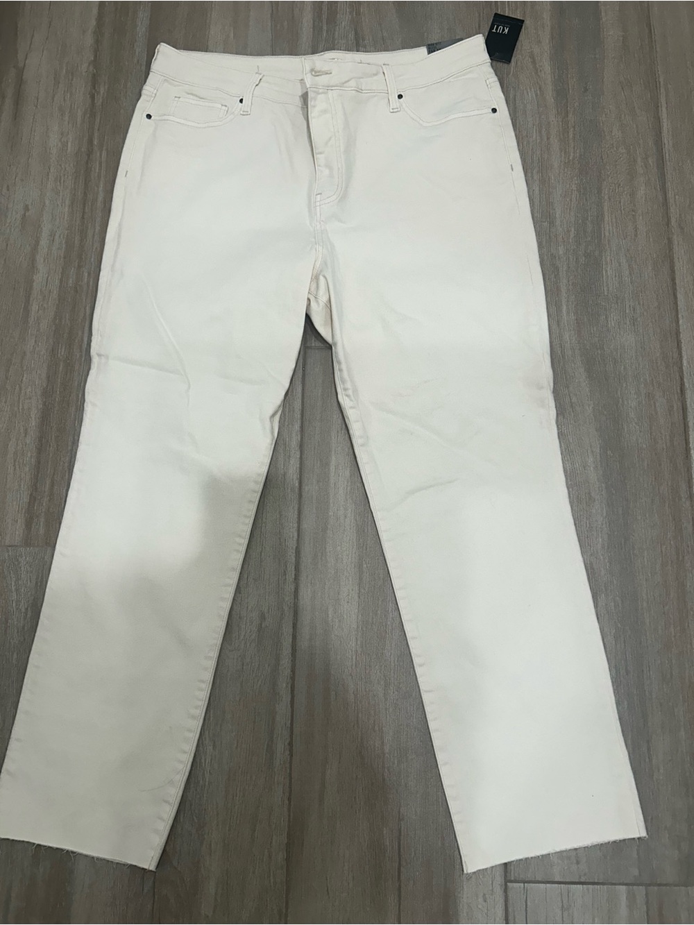 Kut From The Kloth High Rise Reese Ankle Straight Leg